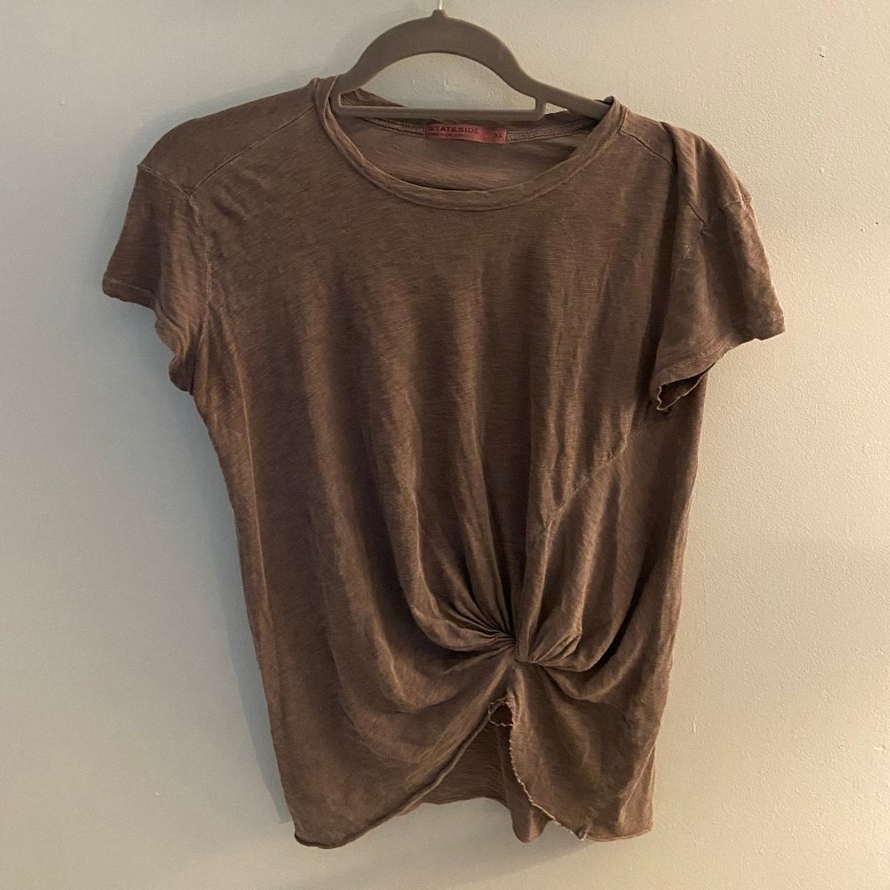 STATESIDE Purple Tee (XS)